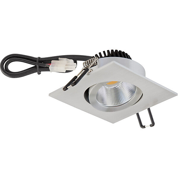 EVN-Lichttechnik P-LED Deckeneinbauleuchte 3000K 350mA quad.alu PC24061402